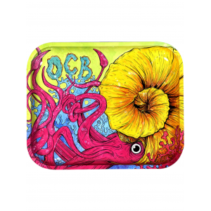  OCB Cephalopod Metal Rolling Tray - Medium